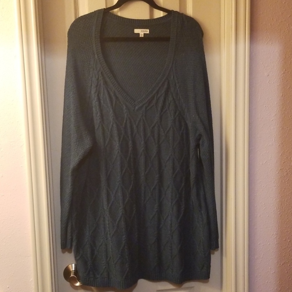 Sonoma Goods for Life Trellis Cable Knit Sweater